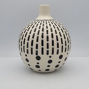 West Elm Potters Workshop Round‎ Bud Vase 6" In Height, Hand-Crafted